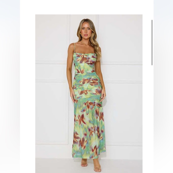 Hello Molly Multicolor Maxi Dress - Picture 1 of 2